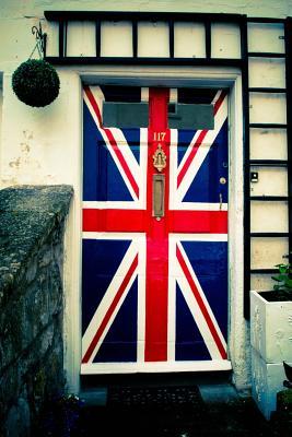 Read online Union Flag of the United Kingdom Painted on a Door Journal: 150 Page Lined Notebook/Diary - NOT A BOOK | PDF