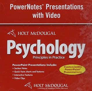 Download Psychology Principles in Practice: Powerpoint Note Presentations with Video DVD - Holt McDougal file in ePub