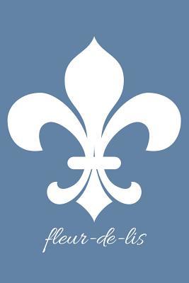 Read online Fleur-De-Lis - Blue Gray Lined Notebook with Margins: 101 Pages, Medium Ruled, 6 X 9 Journal, Soft Cover - Legacy file in PDF