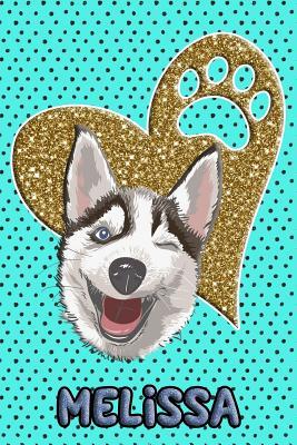 Download Husky Life Melissa: College Ruled Composition Book Diary Lined Journal Blue - Frosty Love file in ePub