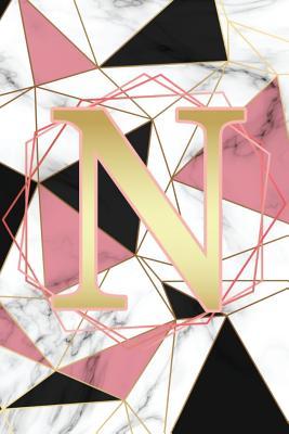 Download N: Letter N Monogram Pink Black & White Marble Notebook & Journal - Dream Darling Journals file in PDF