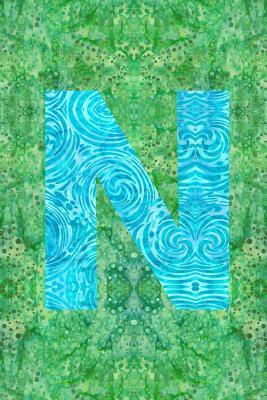 Download N: 6x9 unique batik pattern lined journal diary planner: initial N - Alphabet Press | ePub
